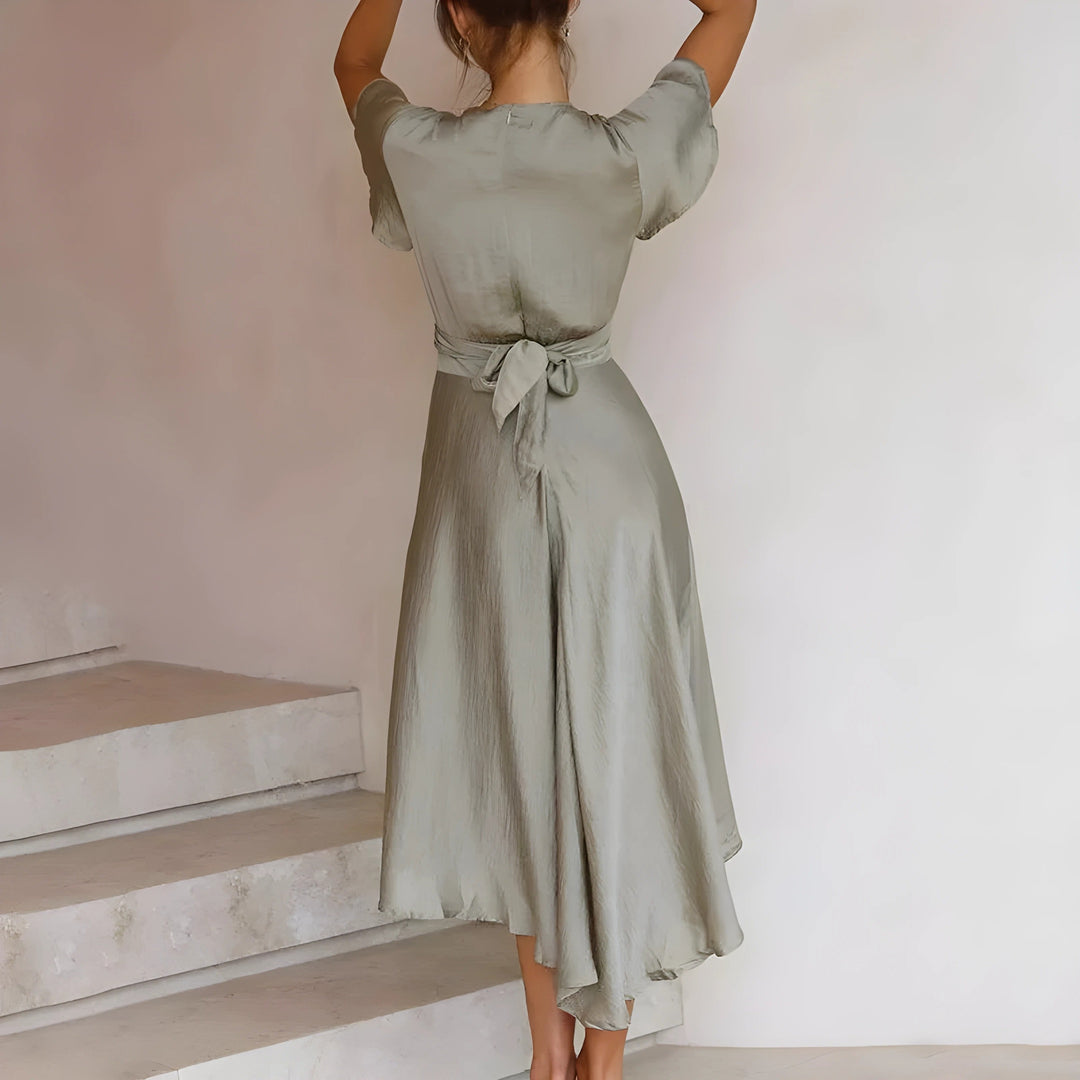 ELENA | ELEGANT SUMMER DRESS WITH FLUID SILHOUETTE