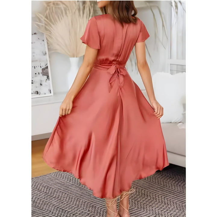 ELENA | ELEGANT SUMMER DRESS WITH FLUID SILHOUETTE