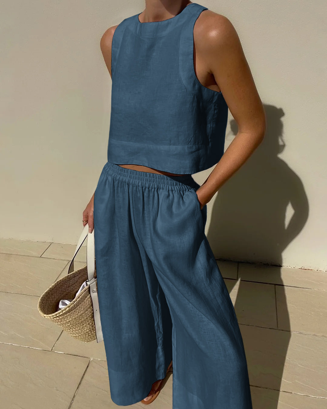 TINA | ELEGANT TWO-PIECE TUMMY-COVERAGE SET