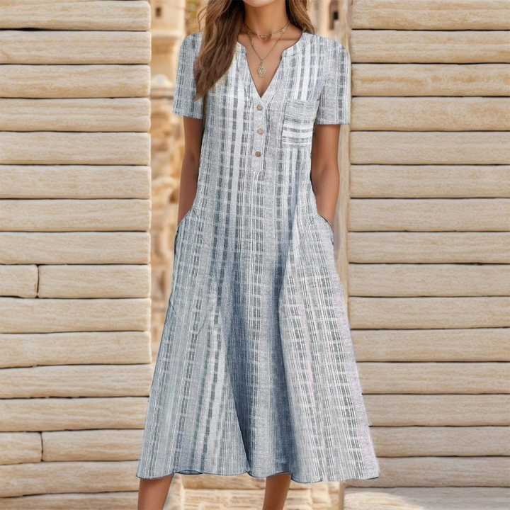LORA | ELEGANT TUMMY-COVERAGE MISCHIEF DRESS