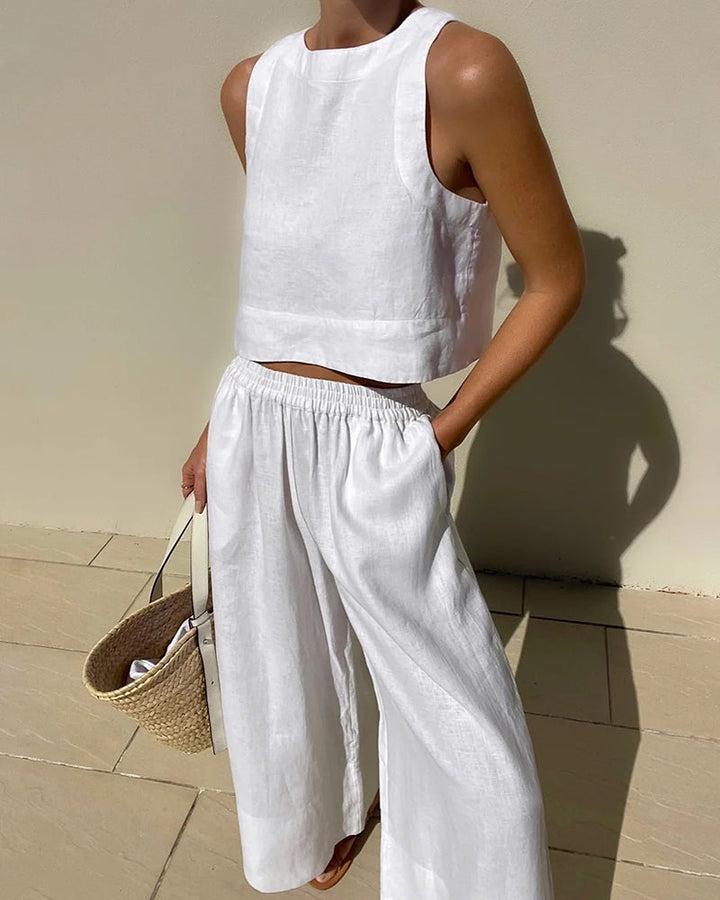 TINA | ELEGANT TWO-PIECE TUMMY-COVERAGE SET