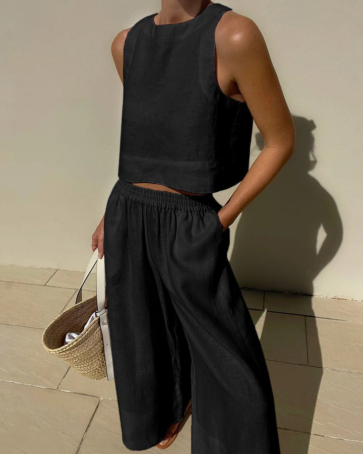 TINA | ELEGANT TWO-PIECE TUMMY-COVERAGE SET