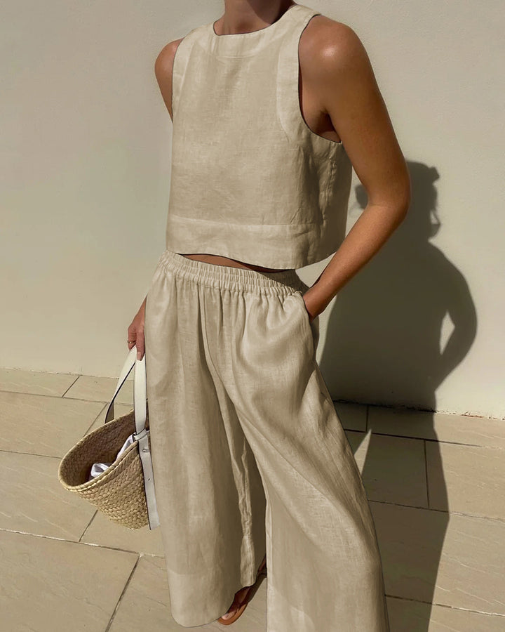 TINA | ELEGANT TWO-PIECE TUMMY-COVERAGE SET