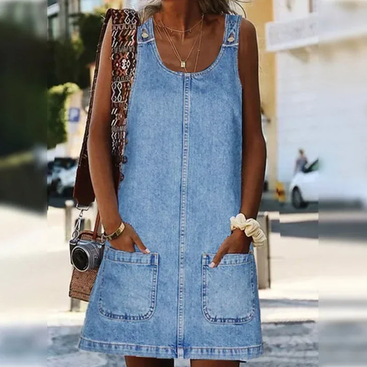 DOLORES | ELEGANT LIGHTWEIGHT TUMMY-COVERAGE SUMMER DRESS