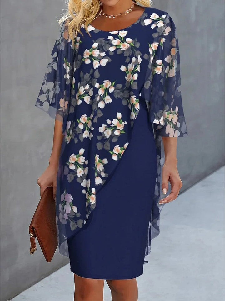MARIGOLD | ELEGANT FLOWING TUMMY-COVERAGE DRESS